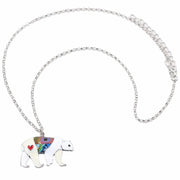 Metal Alloy Polar Bear Necklace Chain